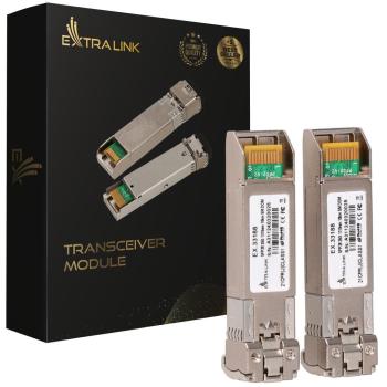 Módulo SFP28 25G Dúplex LC/UPC Monomodo 1310 nm 10 km - Paquete de 2 Extralink