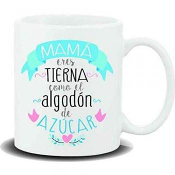 ROYMAR Mug con Mensaje Mama Eres tierna como el Tazas de desayuno, No Aplica