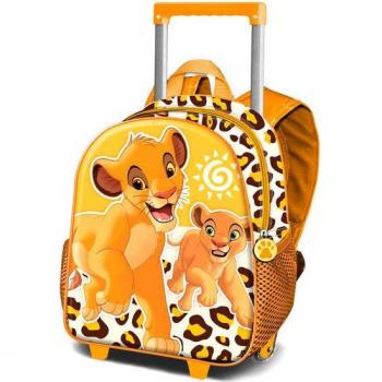 Mochila con Ruedas 3D El Rey León Africa Disney Karactermania