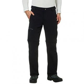 VAUDE Men's Farley Stretch T-Zip Pants II - Black - Size 46