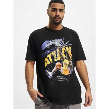 Mister Tee Black Oversized Attack Player T-Shirt