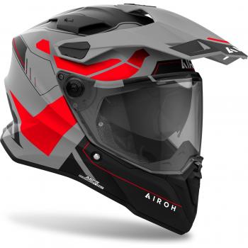 Casco Integral Airoh Commander 2 Reveal Rojo Fluo Mate M