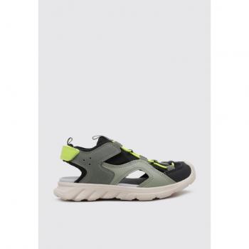Geox J Sandal Airadyum BO Sandalia Plana Niño Verde 31