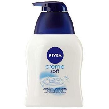 Jabón Creme Soft de Nivea, fórmula suave para manos y cuerpo