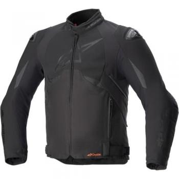 Alpinestars Chaqueta T-GP R V3 Drystar Moto Impermeable y Transpirable - Textil, impermeable, transpirable, color negro, unisex