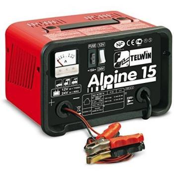 Cargador de baterías Alpine 15 para auto y moto 12V y 24V