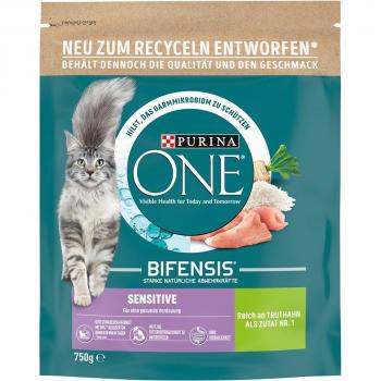 Purina ONE Sensitive Fórmula Especial para Gatos - 750 g