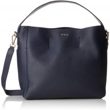 Furla - Capriccio M Hobo, Shoppers y bolsos de hombro Mujer, Azul