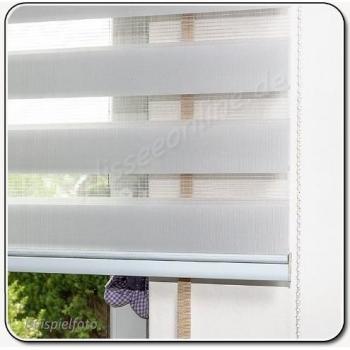 kskeskin - Estor doble (200 x 170 cm, con peso, cadena y piezas de montaje), color blanco