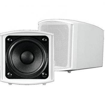 OMNITRONIC OD-2T Altavoz de pared 100V blanco 2x Par de altavoces de pared universales