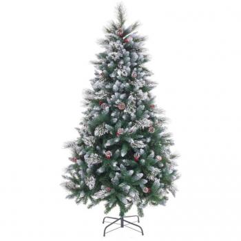 Árbol de Navidad Artificial Lola Home con 1372 Ramas Verde de plástico PVC y PE de 240 cm