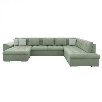 Sofá rinconero Comfivo 128 con función de descanso, Uttario Velvet 2954, 348x205x76cm