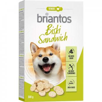 Briantos Biski Sandwich snacks para perros - 500 g