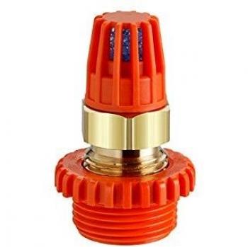 Válvula de Drenaje Claber 90910 para Sistemas de Riego Subterráneo en Bronce, M1/2-M3/4, 2 Piezas