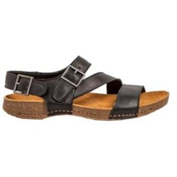 Sandalias Unisex de Piel Art 0999 I Breathe, Color Negro, con Velcro, Altura de Suela 1 a 3 cm, Casual, Talla 43