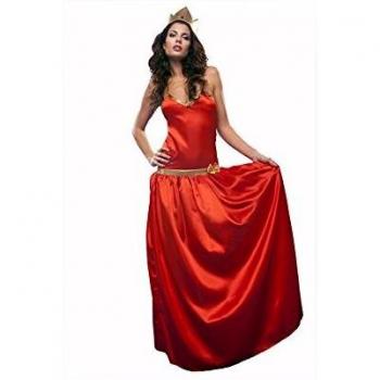 DISFRAZ PRINCESA ROJO PARA MUJER TALLA