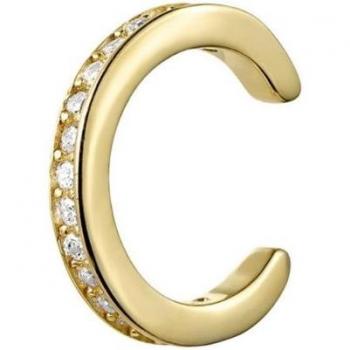 Pendiente ear cuff Jolie de plata bañado en oro amarillo 18k