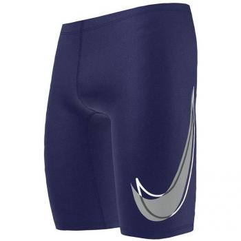 Bañador de natación Nike Swim Train Jammer Niño Azul Marino Gris Infantil - S
