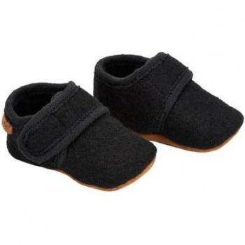Pantuflas de lana para bebés En Fant Negro
