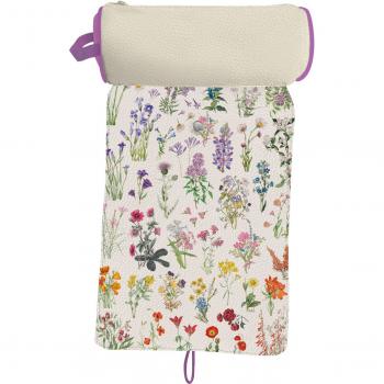 Estuche enrollable Botanical Wild Flowers Kokonote blanco