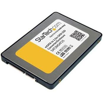 StarTech.com 2.5in SATA to Mini SATA SSD Adapter Enclosure (SAT2MSAT25)