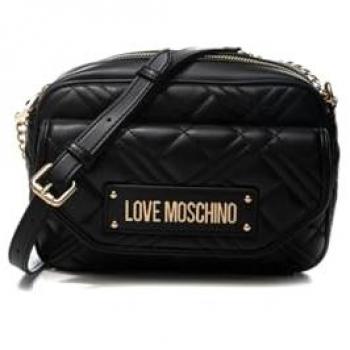 Love Moschino Quilted Mini Crossbody Bag - Black