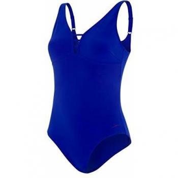 Speedo Opalgleam de una Pieza Bañador, Mujer, Chroma Blue, 38