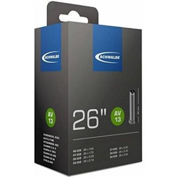 Schwalbe SV13 Presta Extra Long Valve Inner Tube - Black, 26 Inch