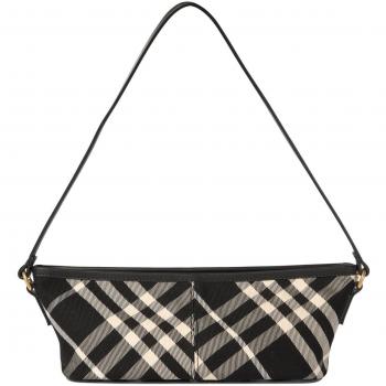 Burberry Women's Check Mini Bag in Black | 8095295, Shoulder Bag, female, Black, Size: ONE SIZE