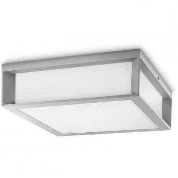 Plafón LED Gris 26 cm Skies Philips E27