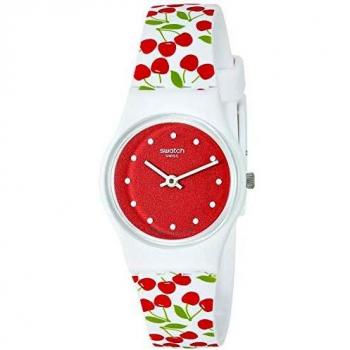Swatch Reloj Analógico para Mujer de Cuarzo con Correa en Silicona LW167