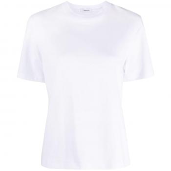 Ferragamo Women's Cotton T-Shirt - Classic Style, White, Size XS
