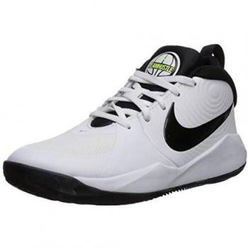 Nike Team Hustle D 9 (GS), Zapatillas de Correr, White/Black-Volt, 38 EU