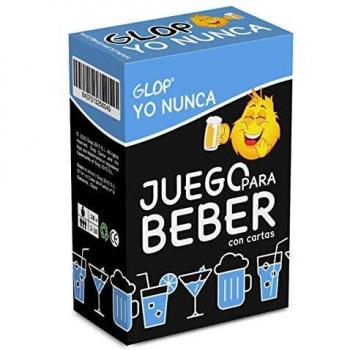 Glop Yo Nunca - Juegos de Mesa Adulto para Beber - Juego Yo Nunca - Juegos para Beber - Juegos de Cartas para Fiestas - Juegos de Mesa Adultos - Regalos Originales para Hombres y Mujeres