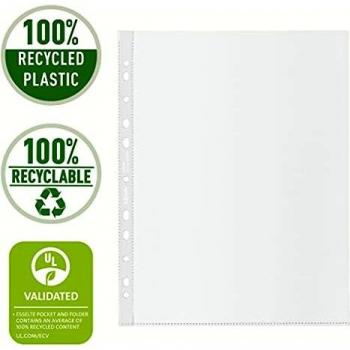 Fundas de plástico Esselte 627494 para proteger tus documentos tamaño A4, pack de 80 unidades