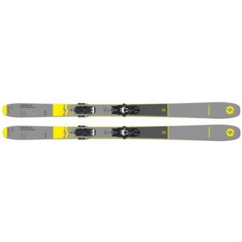 Esquís de montaña Blizzard Zero G 084 Approach con fijaciones Alpinist Demo 10 gris amarillo - 164 cm