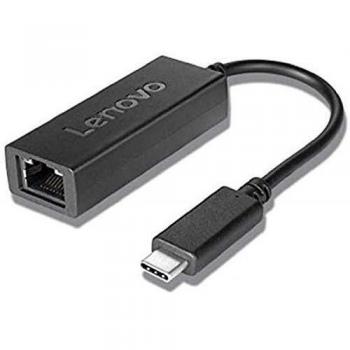 Lenovo 4X90L66917 USB Type C Ethernet Negro Adaptador de Cable - Adaptador para Cable