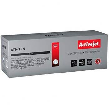 Tóner Activejet ATH-12N Negro, compatible con impresoras HP 2612, LJ1010/1020, rendimiento de 2000 páginas