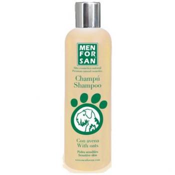 Menforsan Champú Natural con Avena para Perros de Piel Delicada 1L