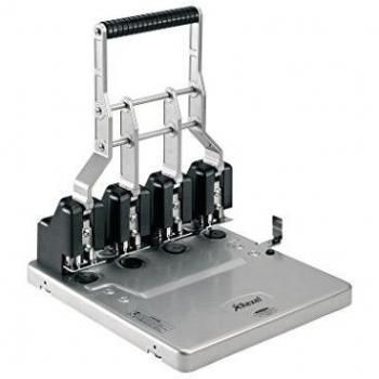 Rexel 2101235 - Taladro Gran Capacidad Modelo HD 4150, Color Plata/Negro, 150 Sheet