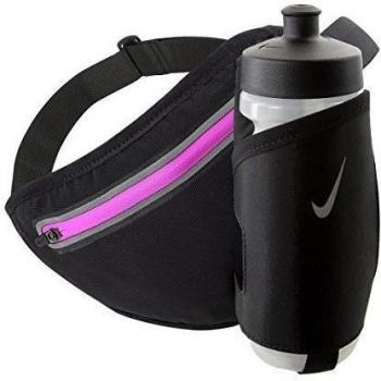Nike Lean 22 oz Hydration 0873855001443 Riñonera, unisex, Black/Pink Pow, 16 cm