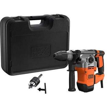 Black+Decker BEHS03K-QS MARTILLO SDS-PLUS 1250W, 6 V, Modelo 2021