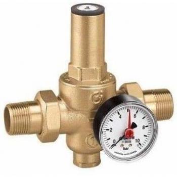 Caleffi Reductor de presión 1' 1/4 con cartucho extraíble y acoplamientos dobles macho desmontables