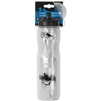 M-Wave Trinkflasche Isolier-/Thermoflasche PBO 600-ISO Bidón 600cc isotérmico, Color Transparente, Unisex Adulto, Multicolor