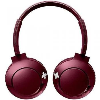 Philips SHB3075RD/00 Bass+ - Auriculares de Diadema con micrófono