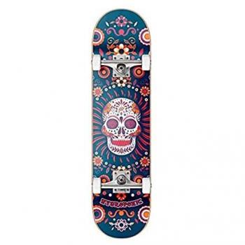Skateboard Hydroponic Blue Skull 7.75'' Unisex Adulto Azul