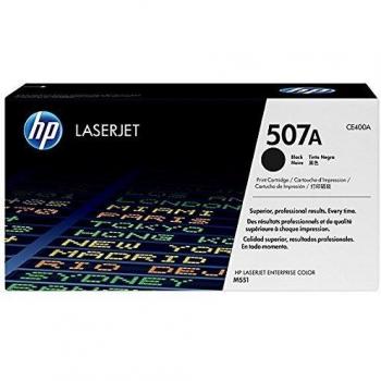 HP 507A CE400A Original Black Toner Cartridge with Standard Capacity of 5.5K Pages