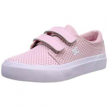 DC Shoes Girls Trase V Se Skateboarding Shoes, Pink