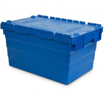 Hans schourup 22600460 higiénicas recipiente con tapa, 600 mm x 400 mm x 320 mm, color azul