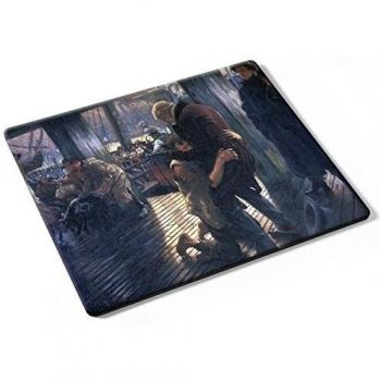 Tissot - The Prodigal Son In Modern Life-The Return, Designer Almohadilla del Ratón Mouse Mouse Pad con Diseño Colorido. Auténtica Alfombrilla de 250 x 190 mm. Tamaño Ideal de Media para el Uso Diario.